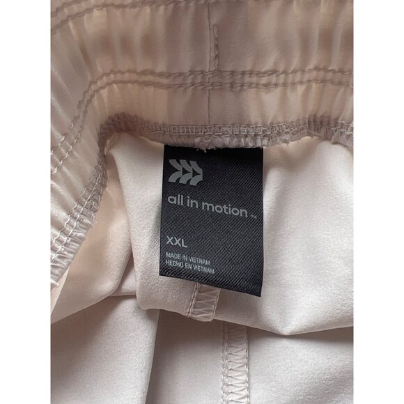 All In Motion Pants Womens XXL Beige Stretch Tapered UPF 50+ Water-Repellent - Picture 3 of 9